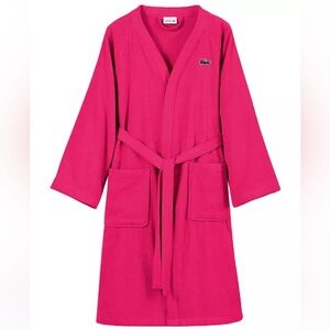 Lacoste Hot Pink magenta classic pique robe NWT